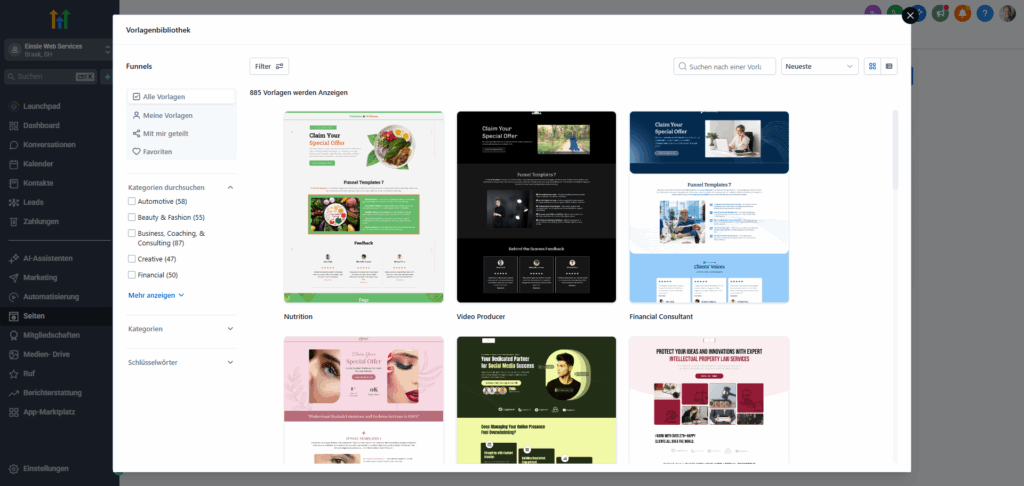 CRM, Automatisierung & Funnel – Dein digitales Vertriebssystem