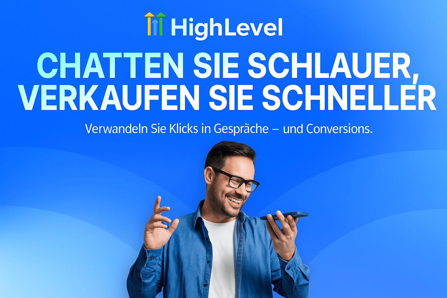 Mehr Leads, mehr Termine, weniger Aufwand: Erstelle im Workshop deinen KI-Chatbot mit HighLevel – inklusive 50 % Rabatt. Jetzt loslegen!