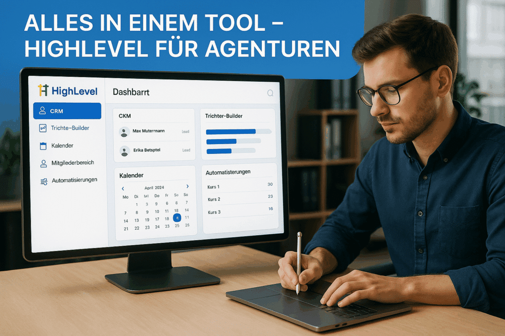 HighLevel All-in-One Plattform für Agenturen mit CRM, Funnel und Automatisierung