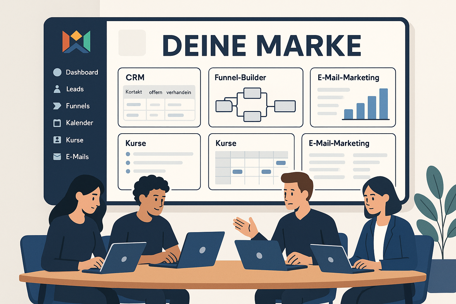 HighLevel als zentrale White-Label-Plattform für Agenturen mit integrierten Tools und automatisierten Prozessen
